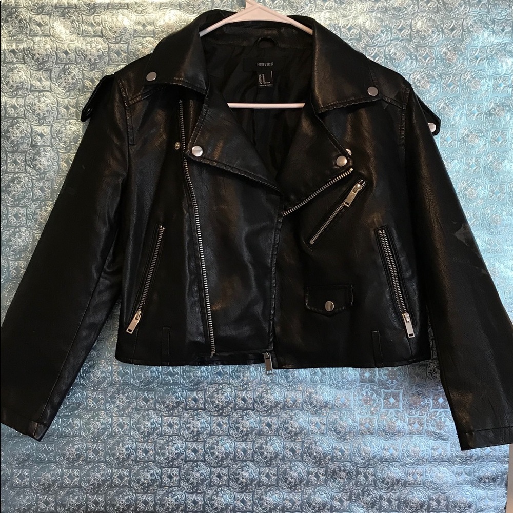 Leather jacket